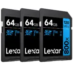 Lexar 800x SDXC UHS-I Card – 120 MBPS
